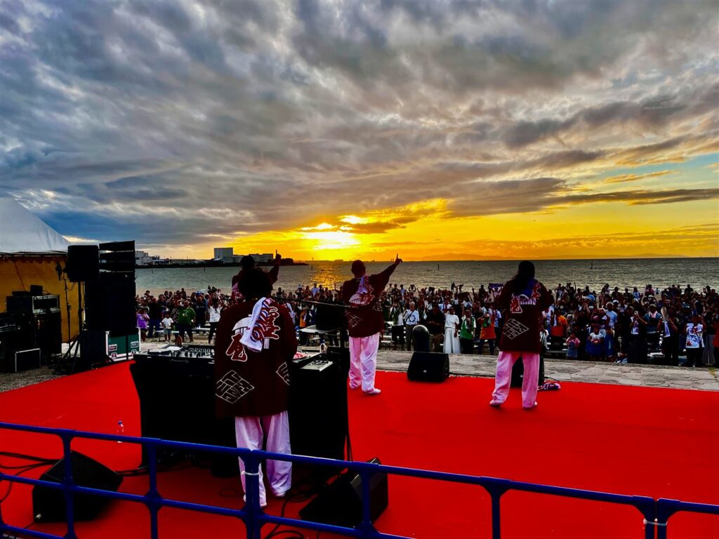 stage sunset